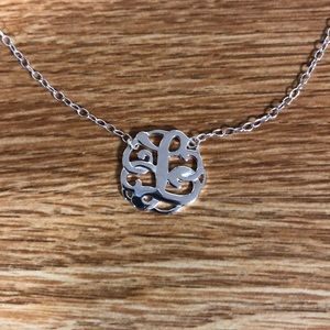 925 Sterling silver “L” Necklace